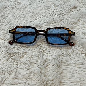 Blue lense glasses